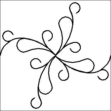 (image for) Feather and Curl Pinwheel-L04215*